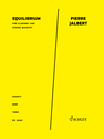 Pierre Jalbert: Equilibrium for clarinet in Bb and string quartet