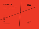 Kate Soper: epithets for soprano, flute, tenor saxophone*, piano, violin, cello, and electronics