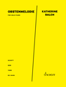 Katherine Balch: Obstenmelodie for solo piano